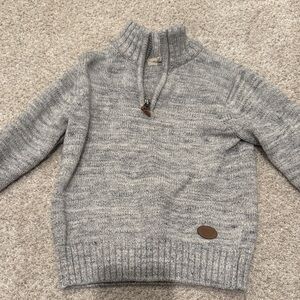 Cozy Gray Kids Sweater